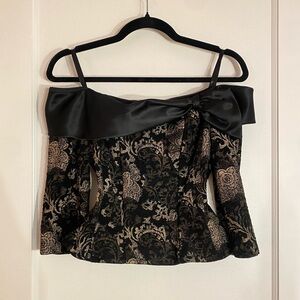 Gorgeous vintage corset blouse